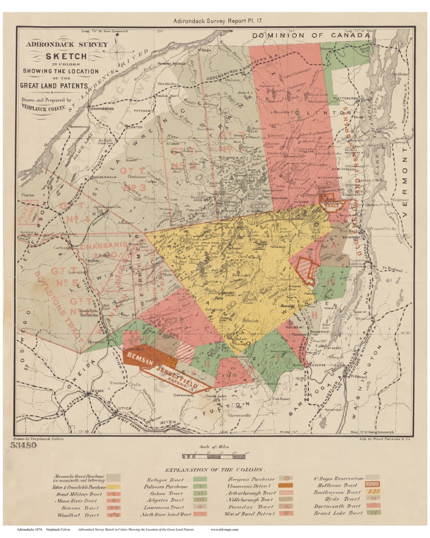 Adirondack land purchases and speculation history