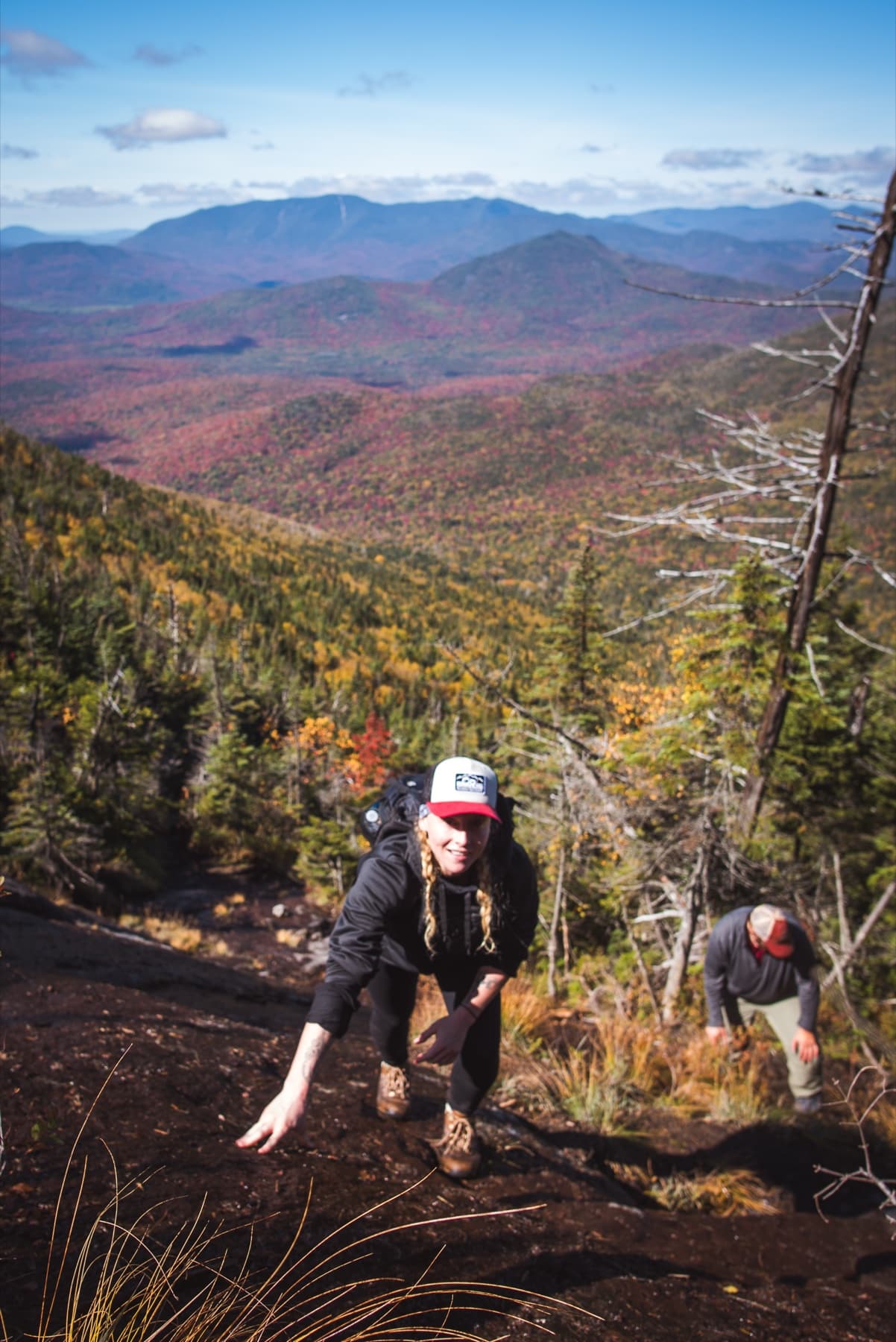 Allen Mountain Ascent steep section image placeholder