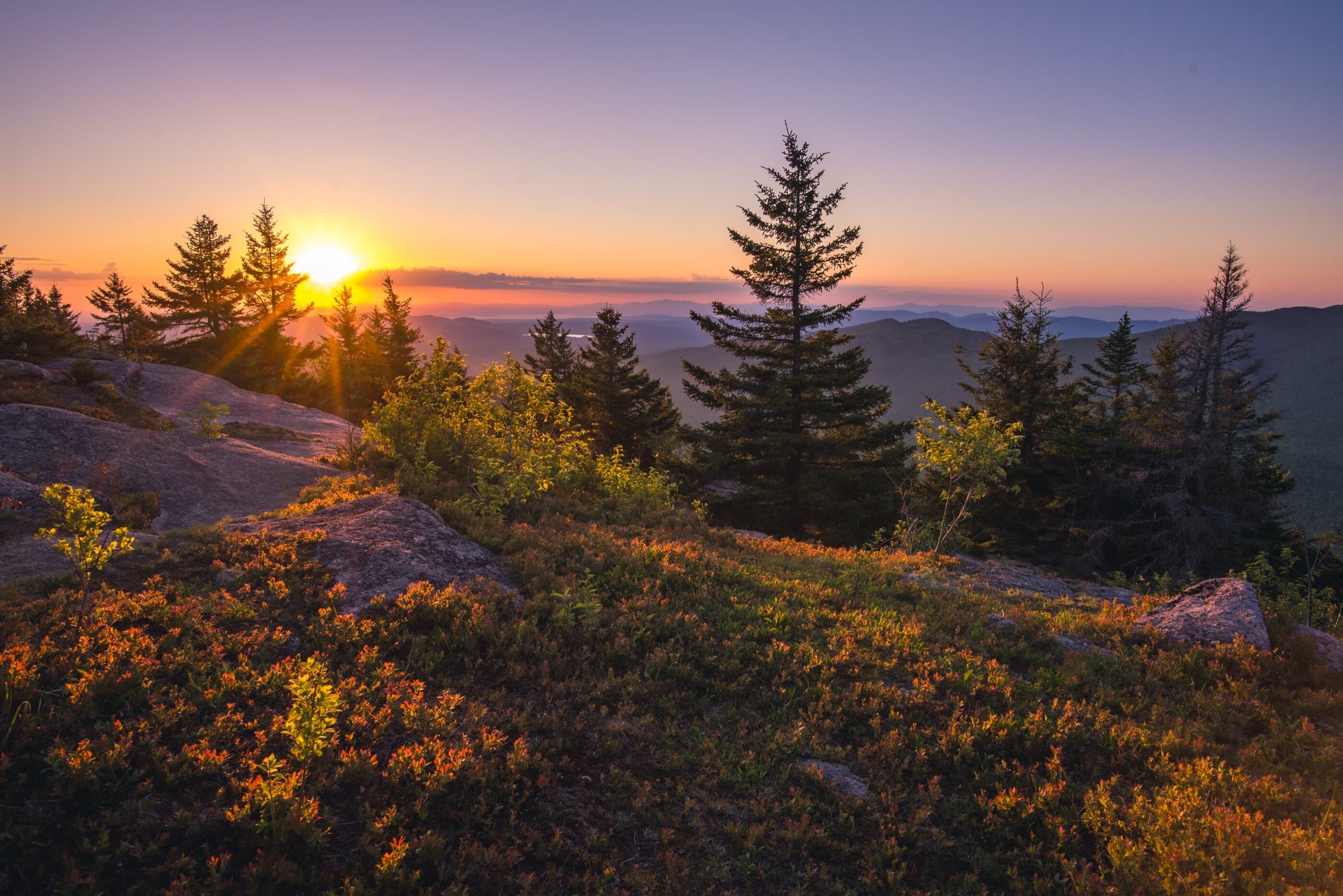 Catamount Mountain scenic background