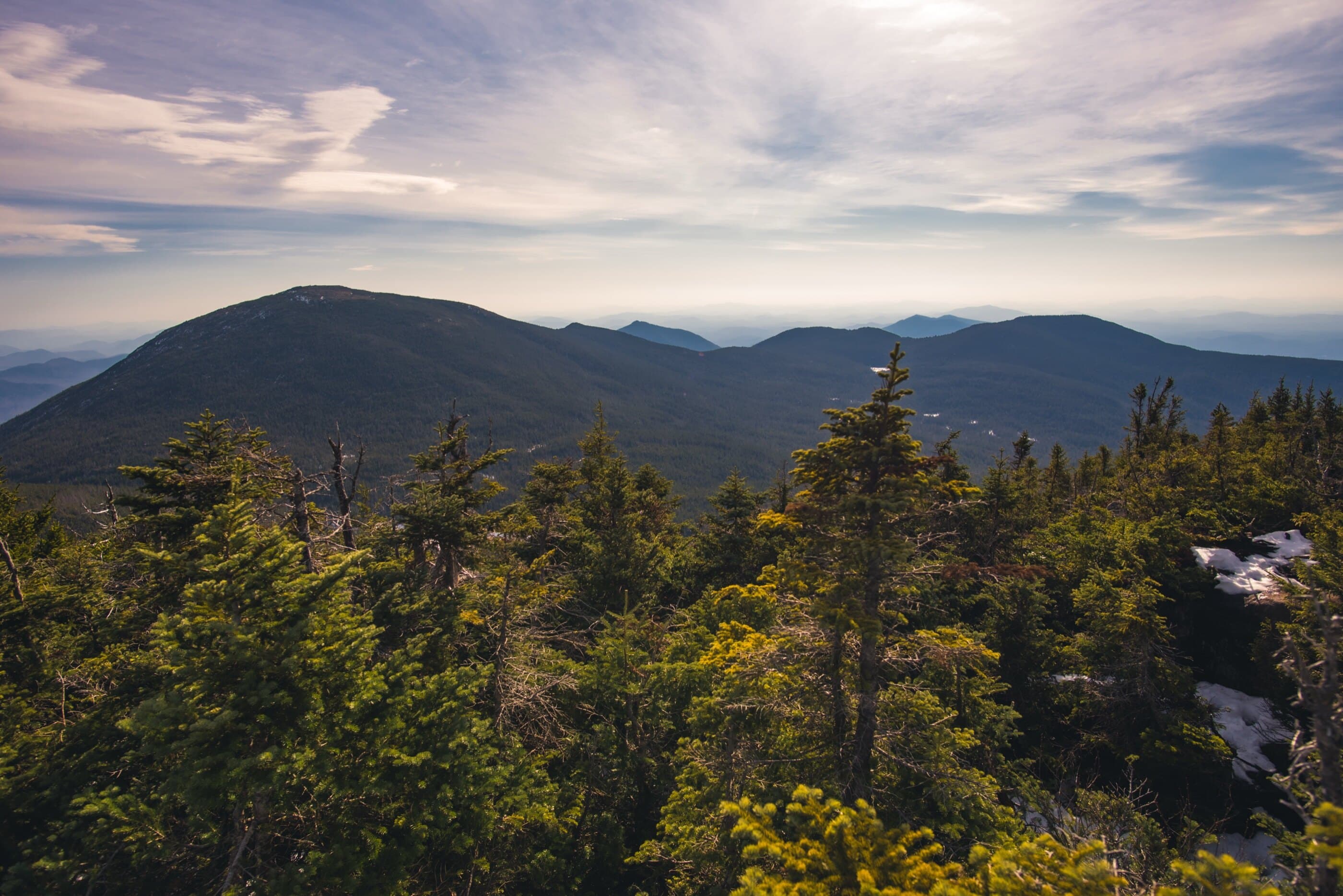 Gray Peak scenic background