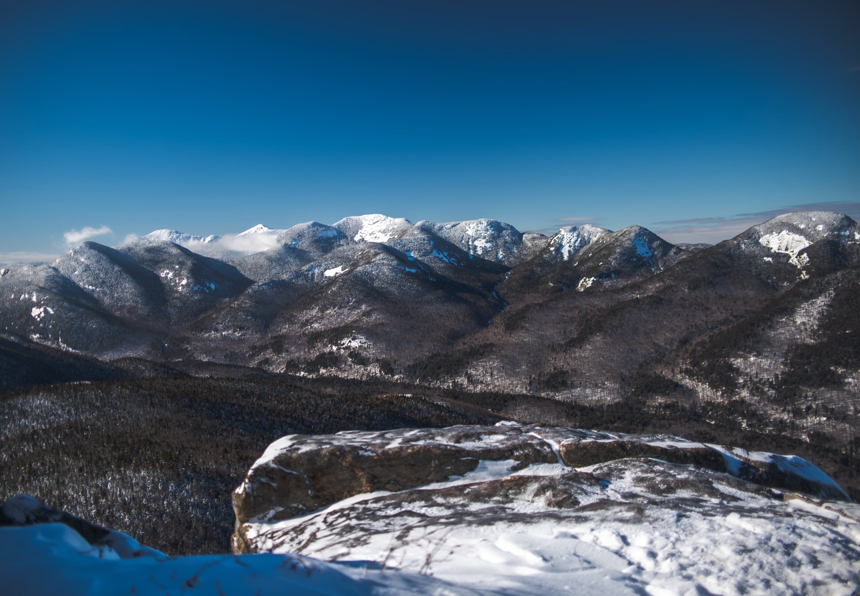 Noonmark Mountain scenic background