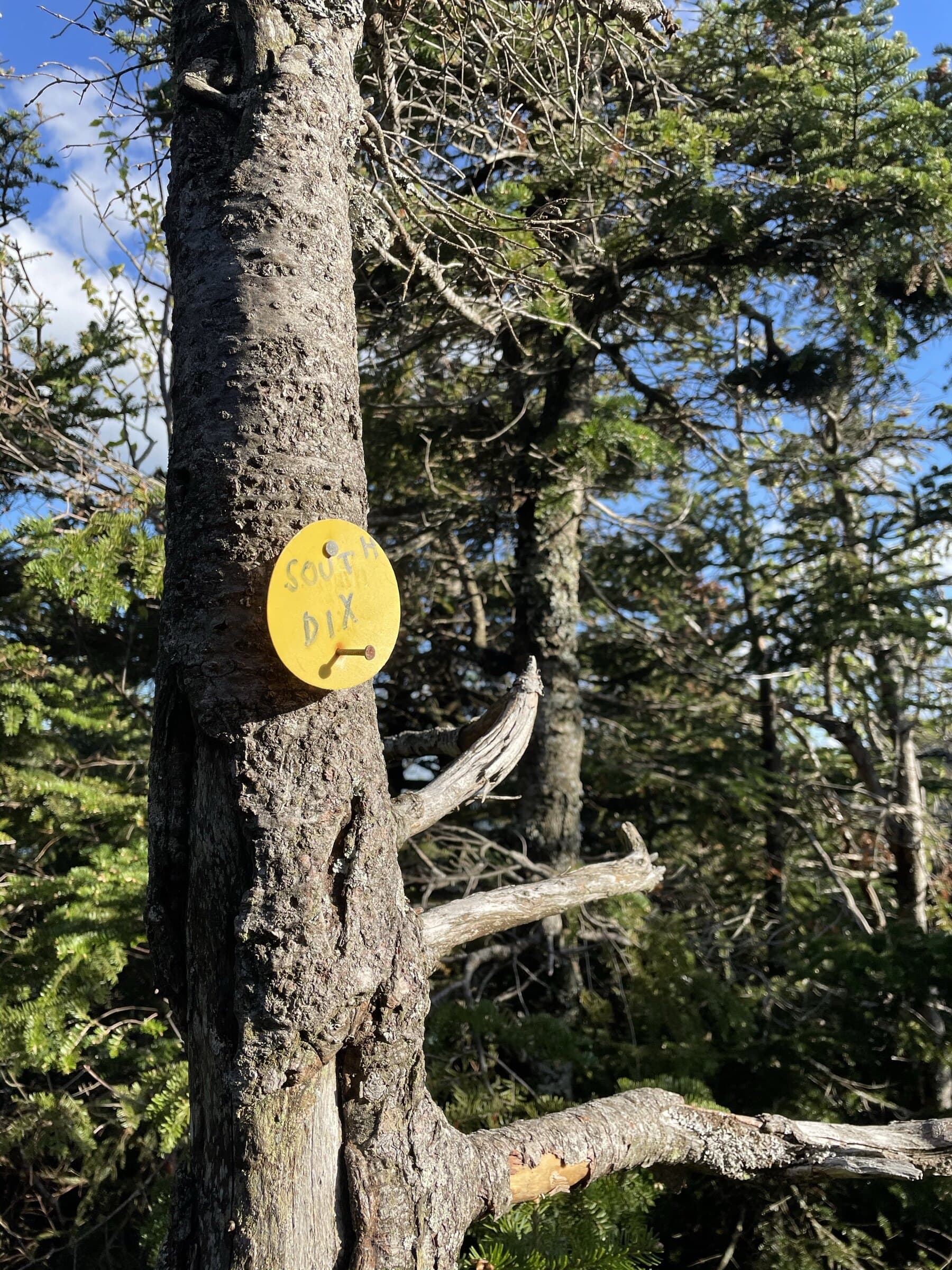 South Dix Mountain scenic background