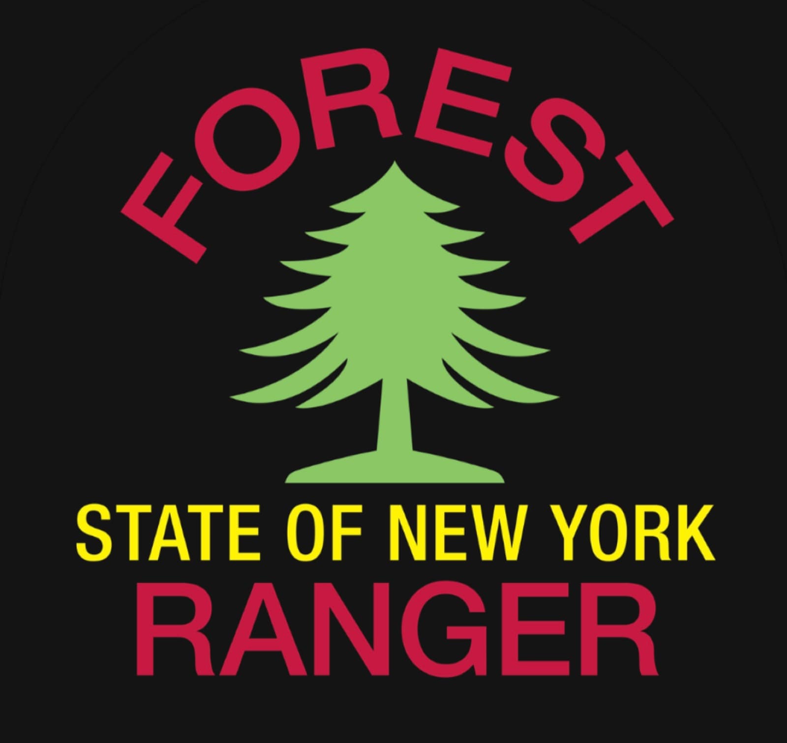NYSDEC Forest Ranger emergency contact card