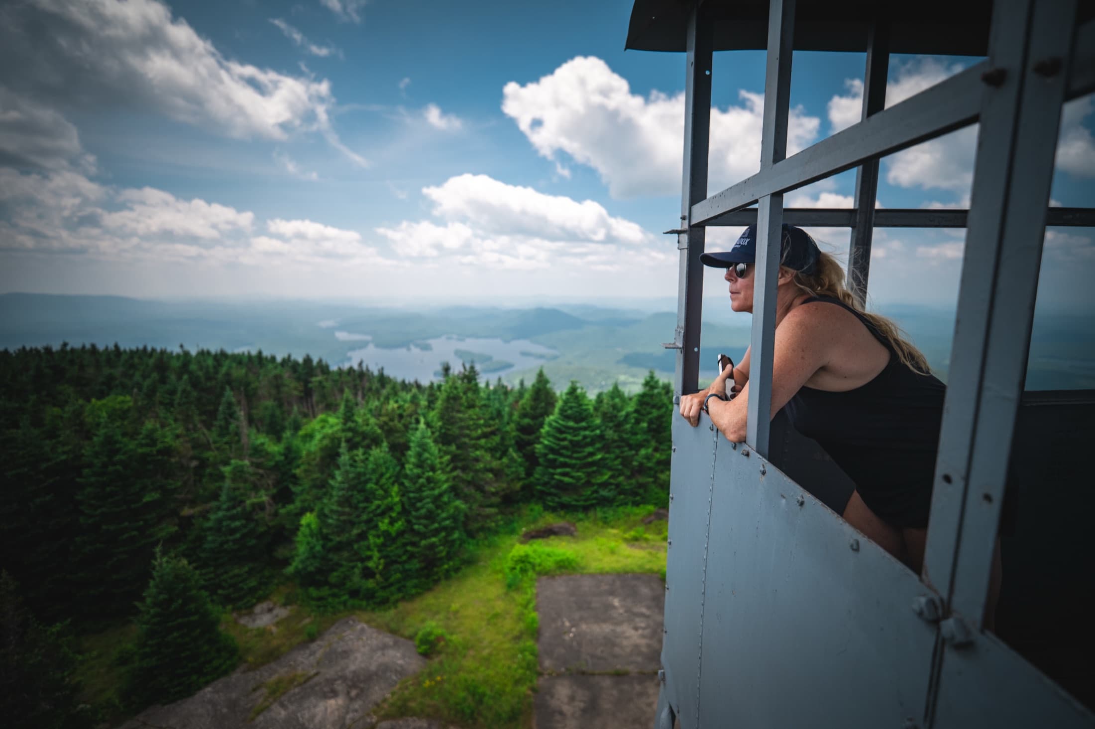 Adirondack fire tower hiking category image
